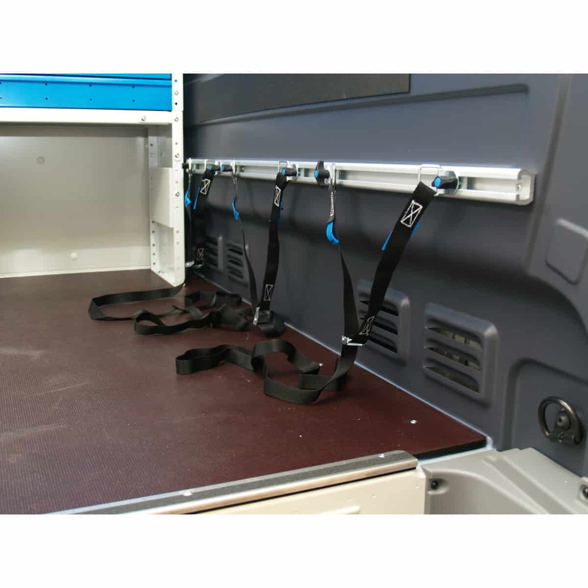 Rail en aluminium pour ancrage crochets au mètre