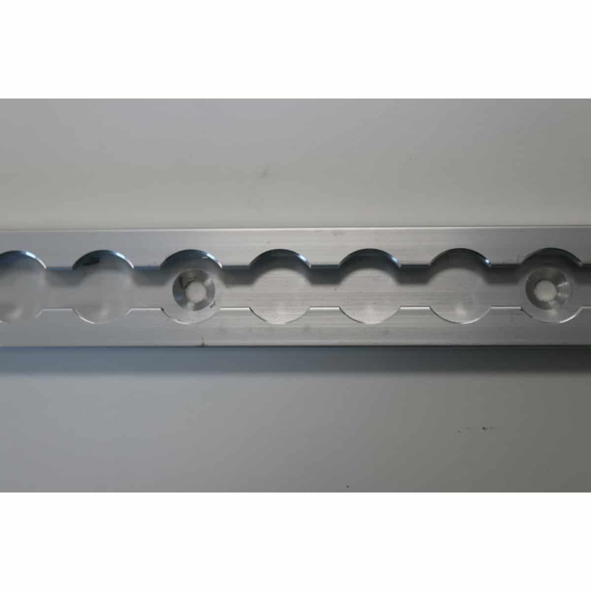 Rail aéronautique aluminium rectangulaire