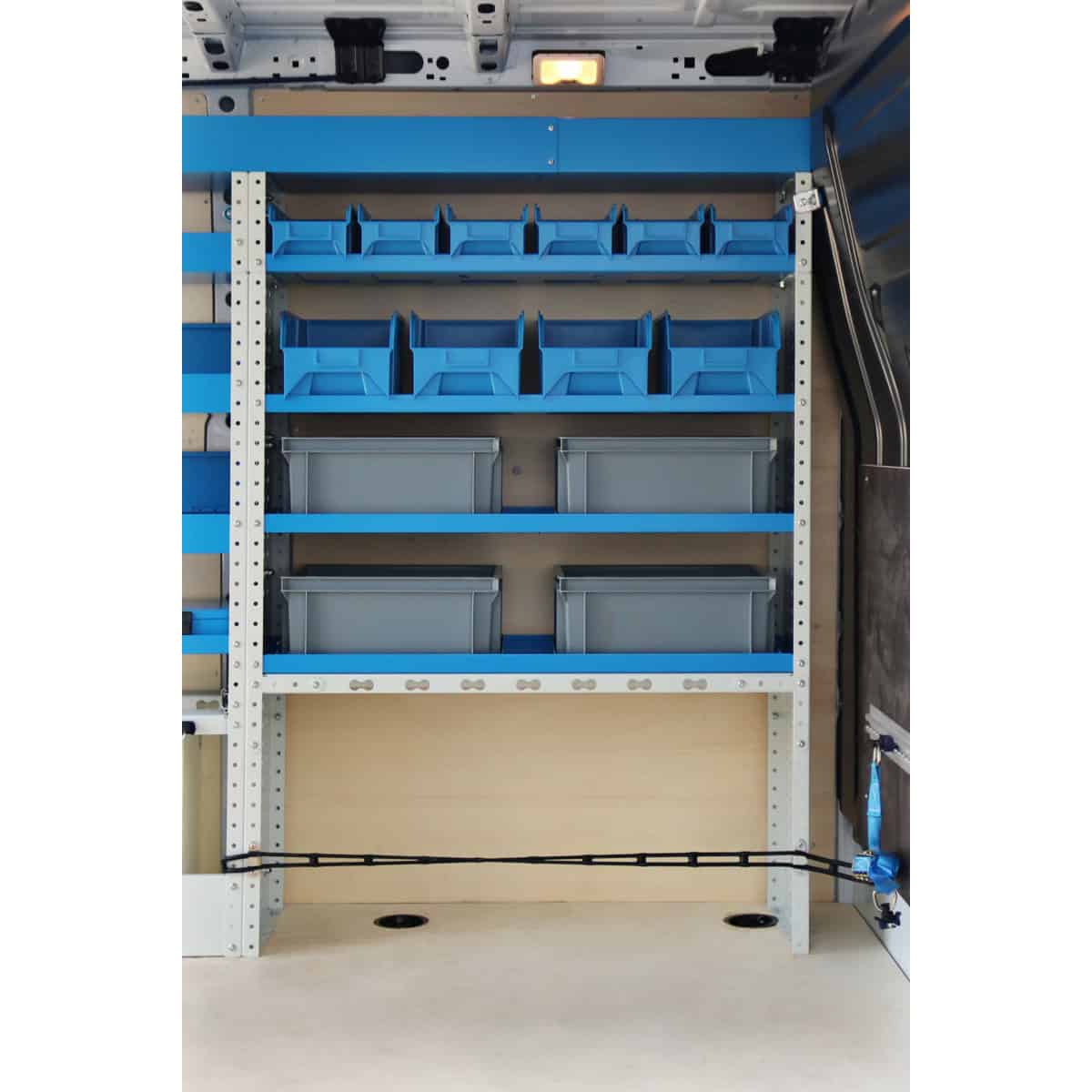 MOBILIER DE RANGEMENT ACIER / ALUMINIUM Kit KF83 pour véhicule L1 H1 – Image 2